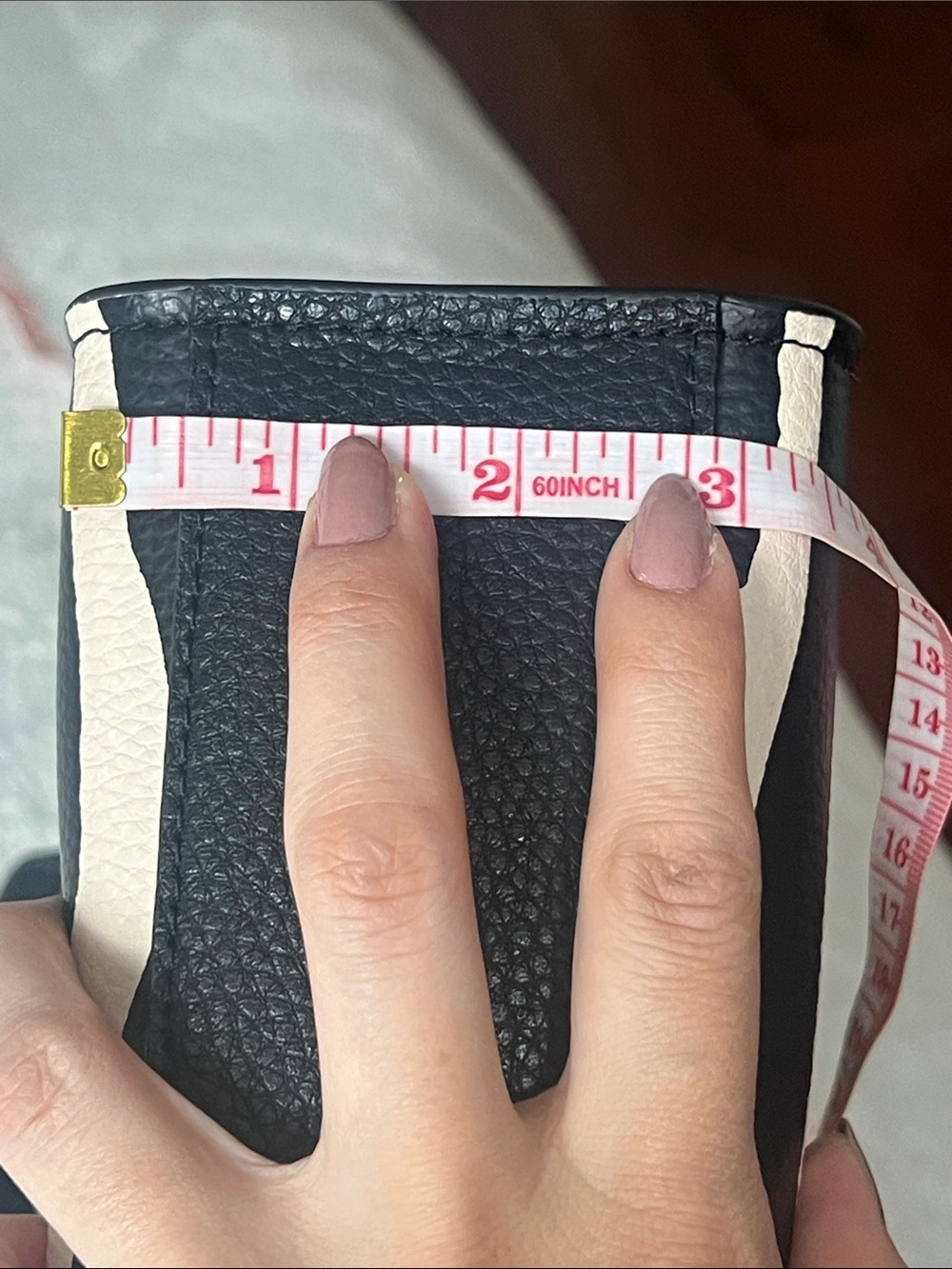 Marc Jacobs Zebra Stripe Mini Bag in Black and Cream - Picture 9 of 9